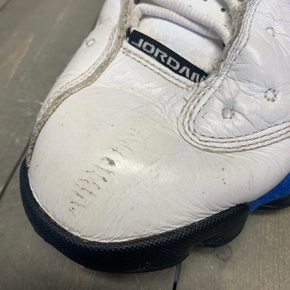 ~Used W/O Box! Men's Nike Air Jordan 13 Hyper Royal Sneakers Size 8.5 - Picture 8 of 8